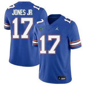 Mens Youths Optional Item For Tramell Jones jr Royal Stitched Jersey Vapor